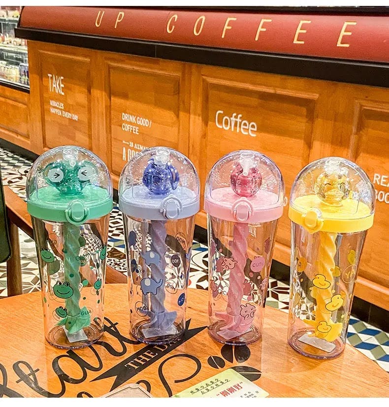Cute Cartoon Mixing Cup, Creative Student Children Straw Cup, Plastic Straw Water Bottle, Cartoon Stirring Water Bottles, 500ml Infuser Kids Water Bottle, Portable Large Capacity Student Drink Mixing Cup Cute Cartoon Mixing Cup, Creative Student Children Straw Cup, Plastic Straw Water Bottle, Cartoon Stirring Water Bottles, 500ml Infuser Kids Water Bottle, Portable Large Capacity Student Drink Mixing Cup
